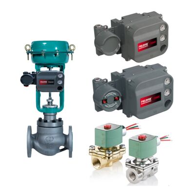 ASCO Solenoid Spool Valves and Emerson Fisher DVC6200 Series Smart Digital Valve Positioner Controller