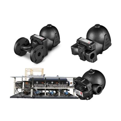 Trappola termostatica per vapore in acciaio inossidabile industriale con temperatura massima di 400°C e pressione di 42 bar