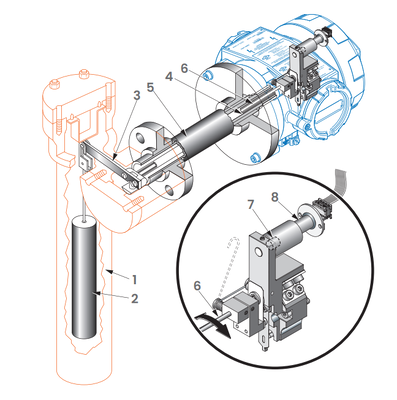 Masoneilan 12400 Series Digital Level Transmitter Displacer Industrial Level Measurement