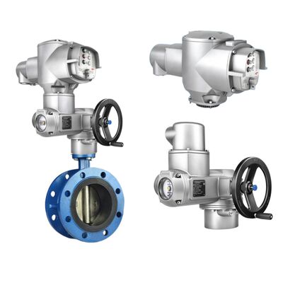Corpo valvola a farfalla e valvola a sfera cinese e attuatori a quarto di giro serie Auma SQ con unità di controllo AM