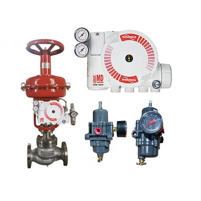 Fisher 67CFR Regolatore con filtro Flowserve Logix 3410MD-28-D6-M-04-50-0G-00 Posizionatore digitale per controllo valvole
