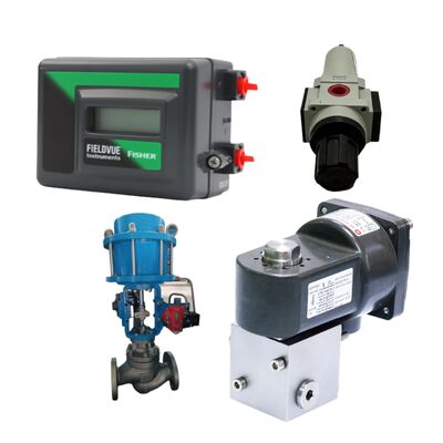 Emerson Fisher FIELDVUE DVC2000 Digital Valve Positioner HART 4-20mA Single/Double Acting, con NORGREN 6215/6215L Straight Through 3/2 5/2 Valve solenoide a prova di esplosione