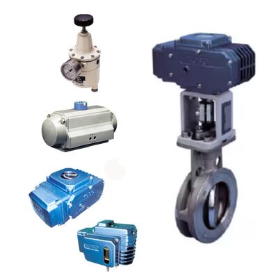 Valvole a farfalla KOSO 710E 720E Eccentric PARA SEAL con attuatori pneumatici a cilindro 3620R 6300RB