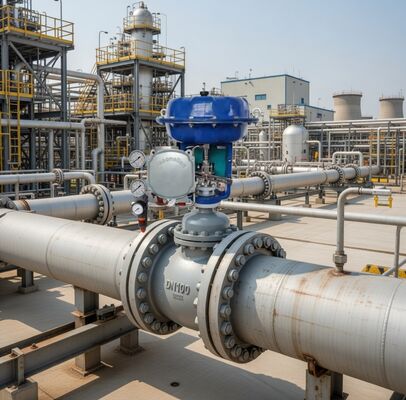 Chinese Pneumatic Control Valve with SVI1000G SVI1000 PR G IM Masoneilan Valve Positioner SVY and Asco Regulator for LPG