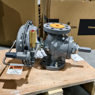 Fisher 1098-EGR Regulatore di pressione del gas pilotato con elevata capacità di flusso e pressione di uscita regolabile