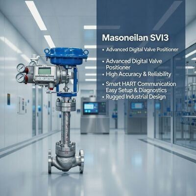 Nuovo posizionatore di valvole digitali Masoneilan SVI3 in acciaio inox con certificazione EAC