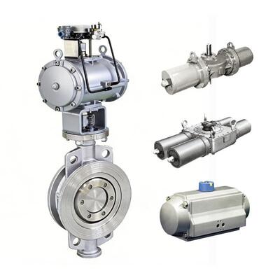 Attuatore della serie KOSO 9000 con STV D373H-25C Hard Seal Butterfly Valve per il controllo dei processi industriali