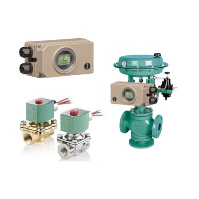 Valvole solenoidi ASCO e posizionatore di valvole elettropneumatiche Samson 3730-5 con comunicazione Fieldbus FOUNDATION