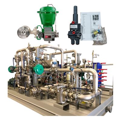 Fisher 377 amplificatore pneumatico del segnale e DVC6200 posizionatore digitale delle valvole per uso industriale