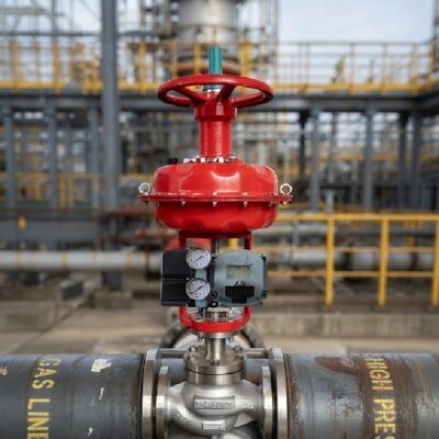 Valvola di controllo con posizionatore di valvola intelligente Baker Hughes Masoneilan SVI2-21123121 SVI2-21123121 Con potenziatore pneumatico YTC YT-200