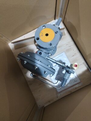 Regolatore Fisher 1190 Valvola di polmonazione del gas a bassa pressione Valvola di riduzione della pressione pilotata Per montaggio su skid
