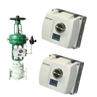 Valvola di controllo pneumatica a sede singola Lanlin con posizionatore intelligente serie Valmet Me-tso Neles ND7000
