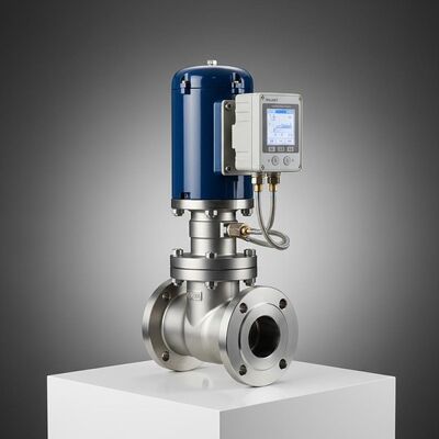 Valvola di controllo pneumatica a sede singola Lanlin con posizionatore intelligente serie Valmet Me-tso Neles ND7000