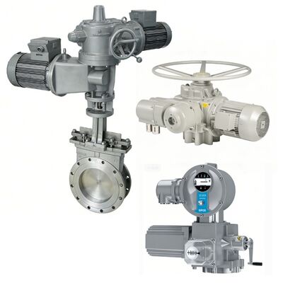 Attuatore elettrico SIPOS M76348 Valvola a saracinesca termica CNNC SUFA Trattamento acque centrali termoelettriche