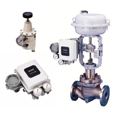 KOSO 510D Valvola di controllo guidata a manica EP800 posizionatore PRF300 regolatore di filtro oleodotto gas industriale
