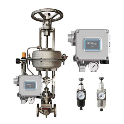 Sistema di valvola di controllo dell'attuatore pneumatico EP6 Spirax Sarco