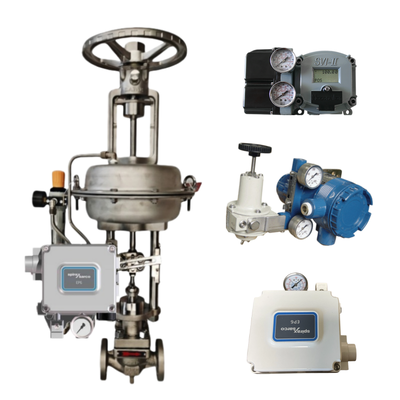 New Pneumatic AZBIL Control Valve and Electro-Pneumatic Positioner Spiraxsarco EP6SLS1-A and Masoneilan SVI2 SVI3