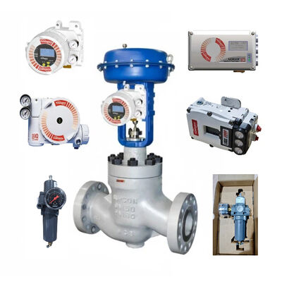 Chinese Control Ball Valve with Flowserve Valve Positoner Logix 3800 3400MD 3200MD 520MD 510SI 420 Asco 342A Filter Regulator