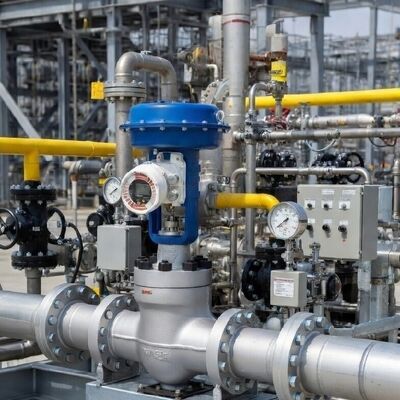 Valvola di controllo cinese con posizionatore Logix Flowserve 420 Seriale 420-47-W1D-10 per controllo pressione condotte petrolifere e del gas in stock