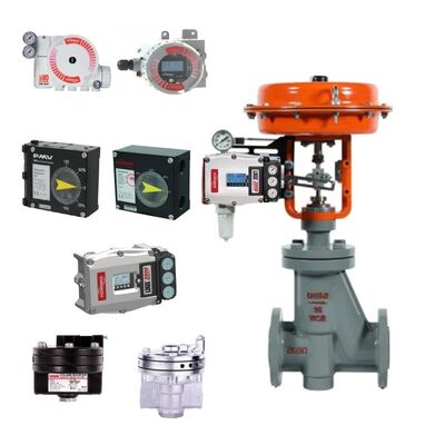 Valvola di controllo cinese con attuatore pneumatico Flowserve Smart Positioner Logix 3800 3200MD 520MD/420 PMV P5/EP5 F5-NAM Rotork YT-300 Booster