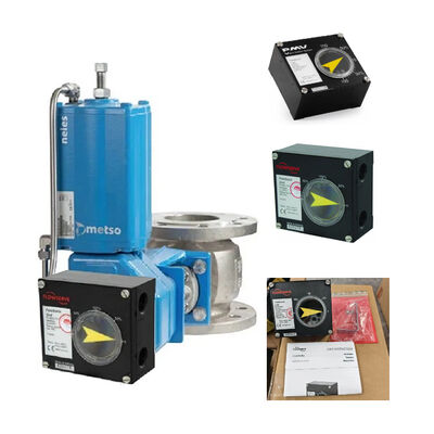 Valvo di controllo cinese, servo di flusso PMV P4/P5 PMV EP5 posizionatore pneumatico e scatola di commutazione F5-NAM e attuatore Neles/VALMET/MESTO B1