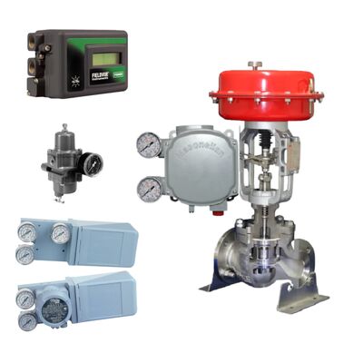 4-20mA Power Supply Smart Digital Control Valve Positioner Stainless Steel Masoneilan SVI3 and 4700E Electro Pneumatic Positioner 