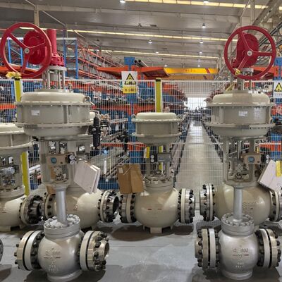 Samson Pneumatic Smart Positioner 3730-31001 con l'elettrovalvola a solenoide della valvola a farfalla e di Asco