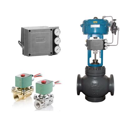 Emerson Fisher 3582 Posizionatore di valvole elettro-pneumatiche a singola azione con valvole solenoidi ASCO