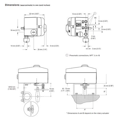 Diagnostica Valvole Valvola Antideflagrante Posizionatore SP7 Spirax Sarco Controller Valvola Digitale Intelligente