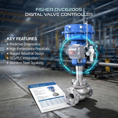 In magazzino F-isher DVC6200 FIELDVUE Digital HART Valve Positioner 4-20mA Controller elettro pneumatico per attuatore pneumatico