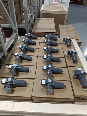 Cina Valvola di controllo pneumatico con SAMSON 3730 3731 Smart Valve Positioner e Fisher 67CFR 67DFR FILTER REGULATOR in stock