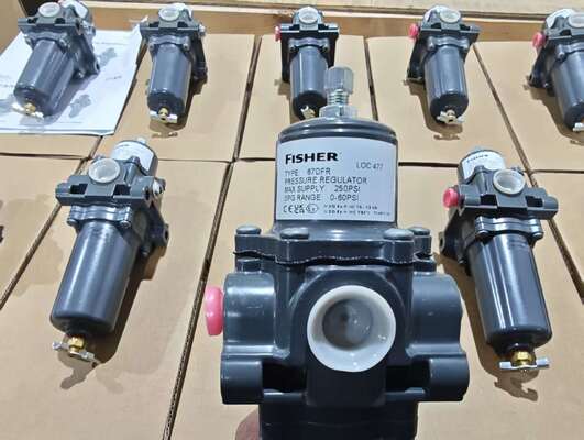 Nuovo fornitore originale di regolatori di riduzione della pressione Fisher serie 67D
