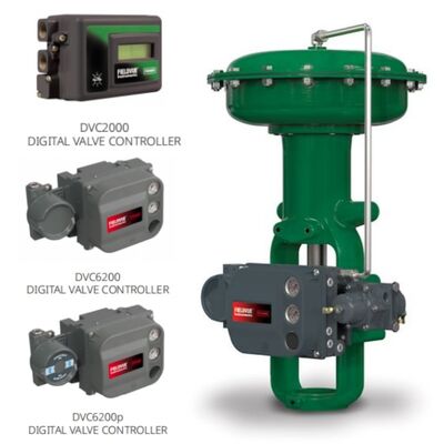 Fisher 657 667 Diaphragm Actuators with DVC2000 DVC6200 Positioner for Oil Gas Chemical Power