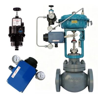 Wuzhong Valve di controllo a cambio rapido a sedile singolo ATS APS con AZBIL AVP300 Positioner Rotork YT200 Regulator