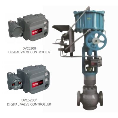Wuzhong ABM APM Valvola di controllo della gabbia bilanciata di pressione con posizionatore DVC6200