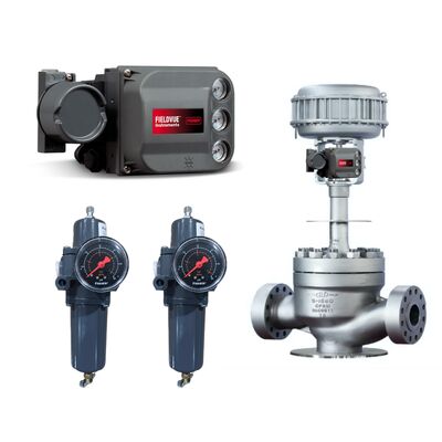 Chongqing Chuanyi Control Valve with Fi sher DVC6200 Smart Digital Valve Positioner with 67DFR Filter Regulator