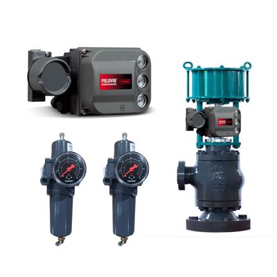 Chongqing Chuanyi Control Valve with Fi sher DVC6200 Smart Digital Valve Positioner with 67DFR Filter Regulator