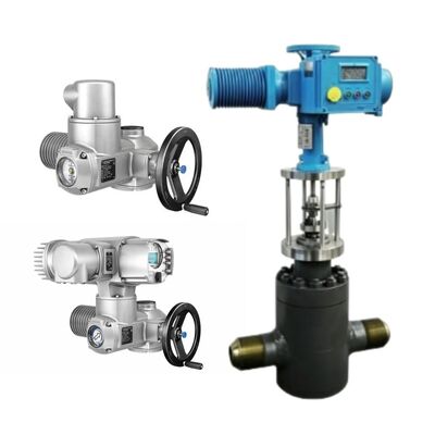 Wuzhong Multi Turn Multi Port Control Valve ATM con attuatore Auma per sistema idrico della centrale elettrica
