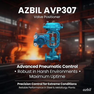 Posizionatore di valvola pneumatico digitale Azbil AVP307 con controllo a microprocessore di comunicazione HART e protezione IP66
