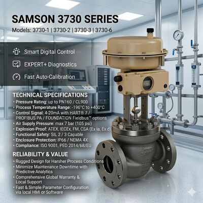 Nuovo SAMSON 3730 Smart Valve Positioner 3730-3 3730-4 Positioner 3277 Attuatore pneumatico
