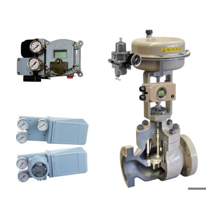 Valvola di controllo pneumatica Samson e posizionatore della valvola di controllo digitale intelligente Masoneilan SVI2 e affidabile controller elettropneumatico 4700E e Samson 3730-3