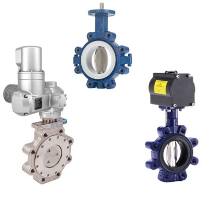 Keystone Double Eccentric Butterfly Control Valve with Split-Body Design for Bubble-Tight Shutoff and High Flow Capacity