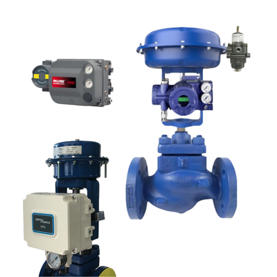 Posizionatore pneumatico per valvole per l'industria petrolifera e del gas Controller Fish-er DVC2000 DVC6200 e FOXBORO e valvola Spirax Sarco KE73 e attuatore PN9223E