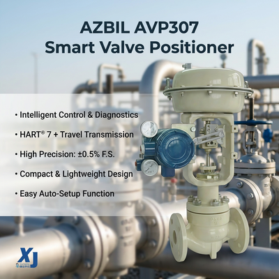 Azbil AVP307 HART Digital Electro Pneumatic Control Valve Valve Positioner Pilot Valve Regulatore del filtro dell'aria