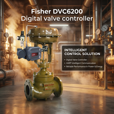 F-isher DVC6200 posizionatore digitale di valvole FIELDVUE HART controllo di posizionatore di valvole intelligente con valvola solenoide ASCO 2 way