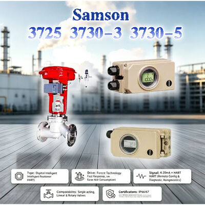 Nuovo Samson 3725 3730-3 3730-5 Valvola di controllo del vapore industriale posizionatore elettropneumatico ad alta precisione