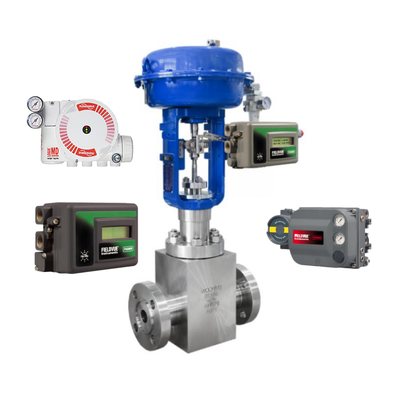 Controller per valvole a sfera con controllo pneumatico DVC6200 DVC2000 e elettrovalvola ASCO e posizionatore della valvola FLOWSERVE 3200MD 520MD 3800MD