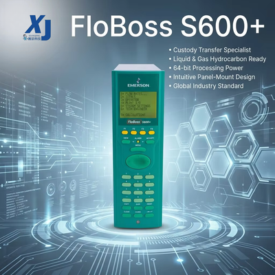 Calcolatore di flusso FloBoss S600+ Calcolatore di flusso industriale Calcolatore di flusso di custodia Trasferimento di gas Controller di flusso di processo liquido