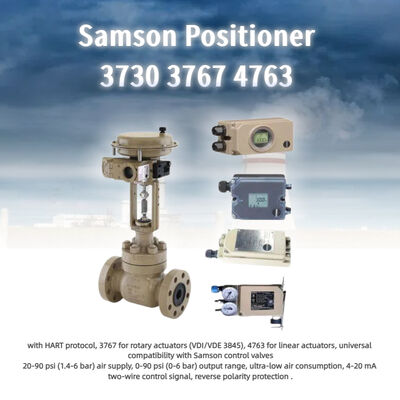 Brand New Digital Electro-Pneumatic Explosion Proof Samson Positioner 3730 3767 4763 Chinese Pneumatic Valve