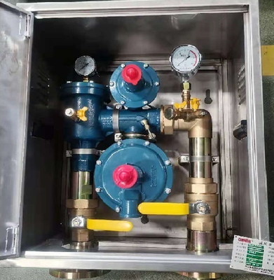 Gabinetto di regolazione della pressione del filtro del gas China Chunhui Controlli OEM Regulatore di controllo del gas naturale a livello di edificio
